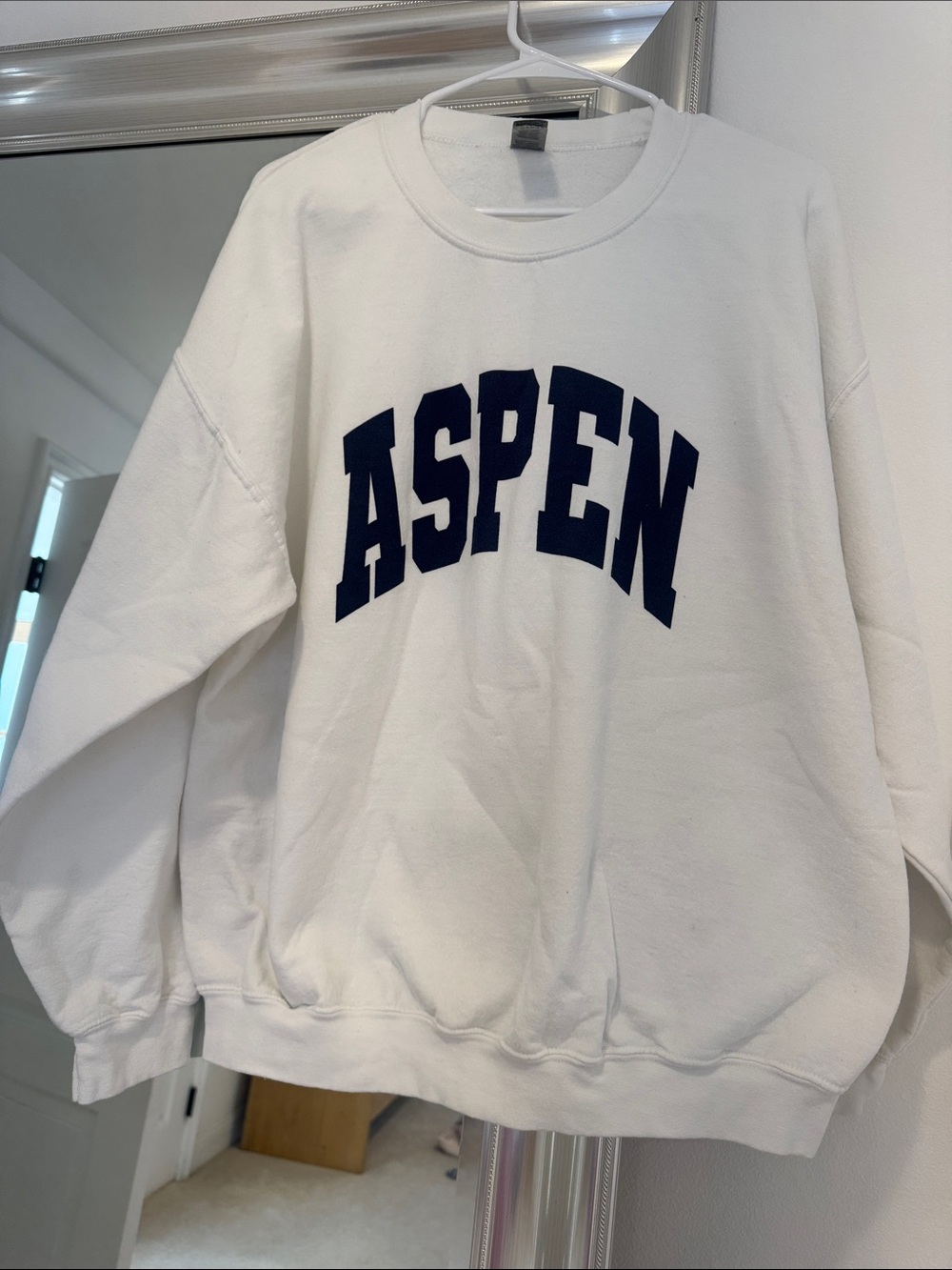 Aspen Graphic Crewneck Sweatshirt - White